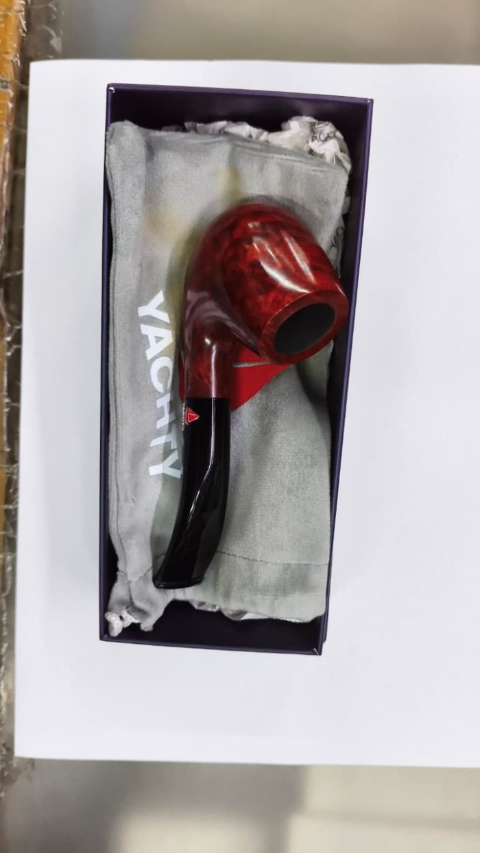 Dark Brown Tapered Bowl Bent Pipe