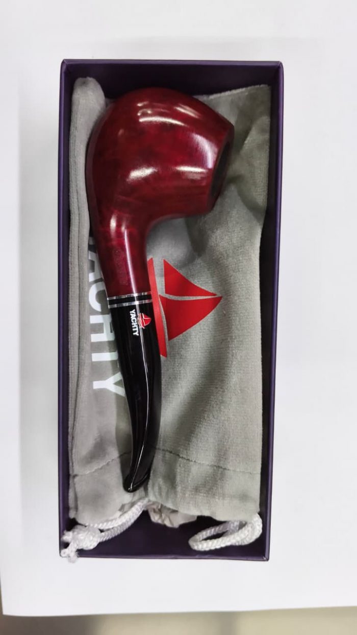 Red Apple Bowl Bent Pipe
